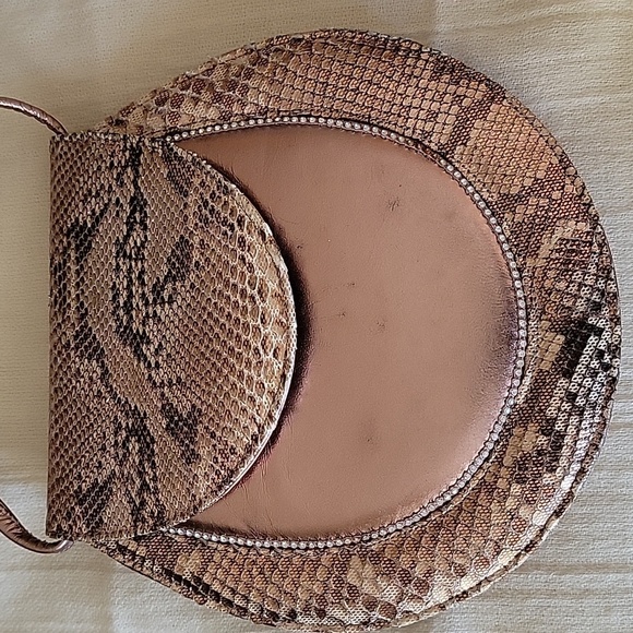 Stuart Weitzman Vintage Snake Print Crossbody Bag - Picture 2 of 7